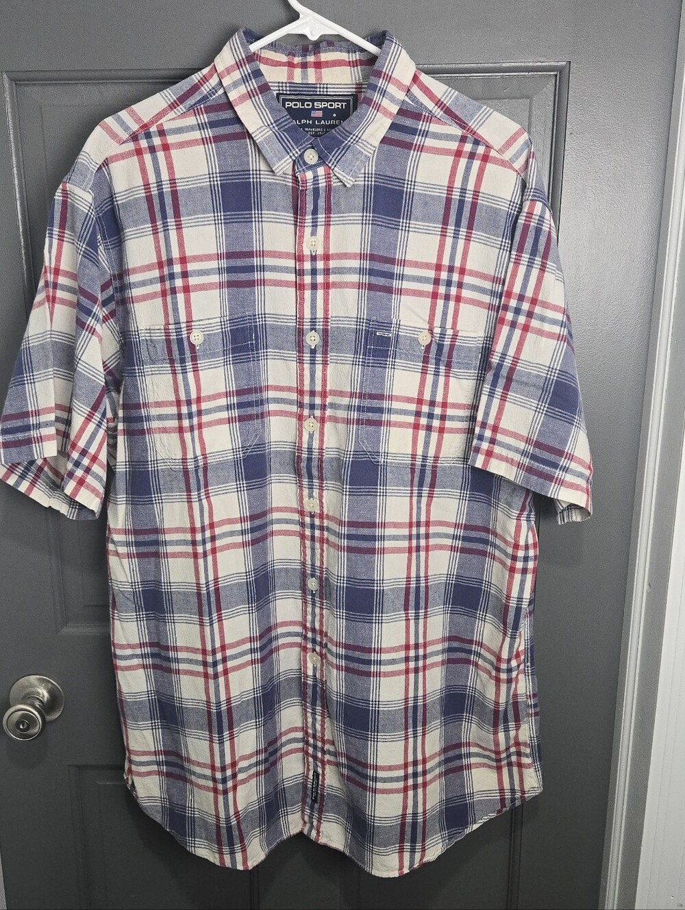 Ralph Lauren Polo Sport Cotton Linen Plaid Shirt